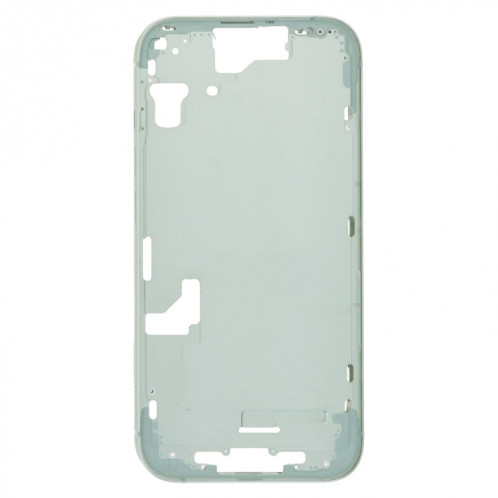 Pour iPhone 15 Cadre central Plaque de lunette avec touches latérales + plateau de carte, Version : Version chinoise (vert) SH102C215-07