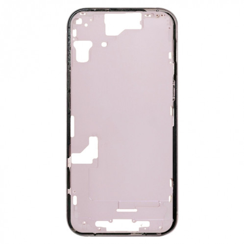 Pour iPhone 15 Cadre central Plaque de lunette avec touches latérales + plateau de carte, Version : Version chinoise (rose) SH102E1162-07