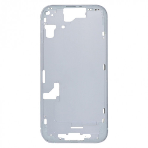 Pour iPhone 15 Cadre central Plaque de lunette avec touches latérales + plateau de carte, Version : Version CE UE (Bleu) SH103D449-07