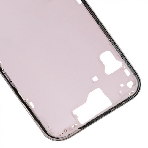 Pour iPhone 15 Cadre central Plaque de lunette avec touches latérales + plateau de carte, Version : Version CE UE (Rose) SH103E647-07