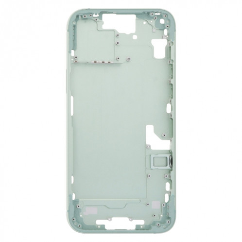 Pour iPhone 15 Plus Cadre central Plaque de cadre avec touches latérales + plateau de carte, Version : Version chinoise (vert) SH303C830-03