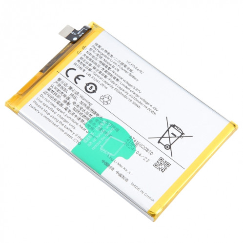 Batterie de remplacement Li-Polymère 5000mAh pour vivo Y52s t1 V2054A B-O8 SH3803370-04