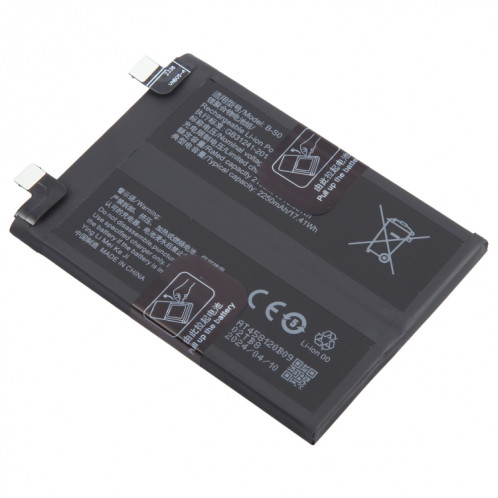 Batterie de remplacement Li-Polymère 4500mAh pour vivo iQOO 8 Pro B-S0 SH38251389-04