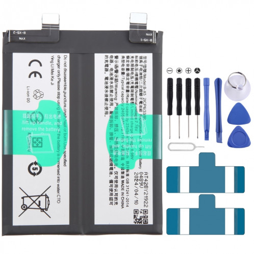 Batterie de remplacement Li-Polymère 4810mAh pour vivo X90 B-X5 SH38341329-04