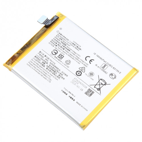 Pour vivo S6 5G B-M7 4500mAh Remplacement de la batterie Li-Polymère SH4504820-04
