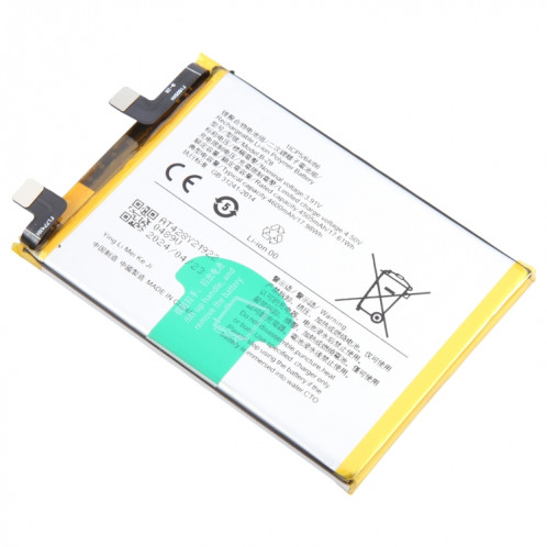 Batterie de remplacement Li-Polymère 4600mAh pour vivo S17 Pro B-Z8 SH4510444-04