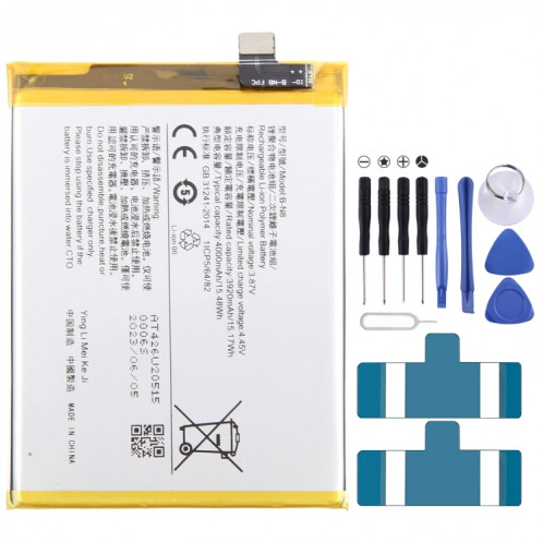 Batterie de remplacement Li-Polymère 4000mAh pour vivo S7 B-N8 SH4534896-04