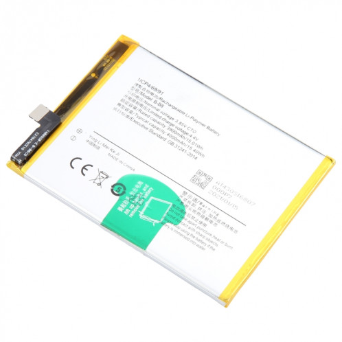 Batterie de remplacement Li-Polymère 3900mAh pour vivo X9 Plus B-B8 SH45601029-04