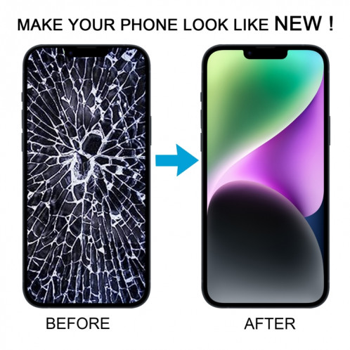 Pour iPhone 14 Plus Soft GX OLED LCD Screen avec numériseur Assemblage complet SH5103747-07