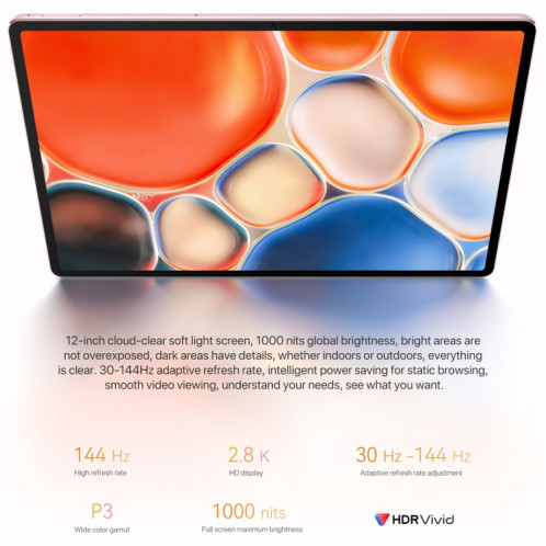 Tablette PC WiFi HUAWEI MatePad Air 12 pouces, écran Soft Light 12 Go + 512 Go, HarmonyOS 4.2 Hisilicon Kirin 9000W (gris) SH904A958-016