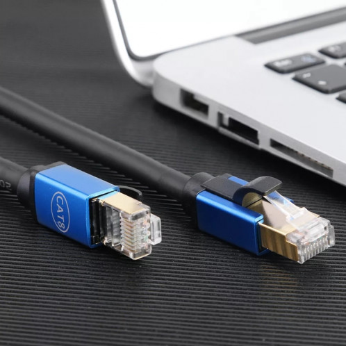 Câble réseau Ethernet LAN pour routeur et commutateur informatique en cuivre pur CAT8e de 3 m SH9403870-09