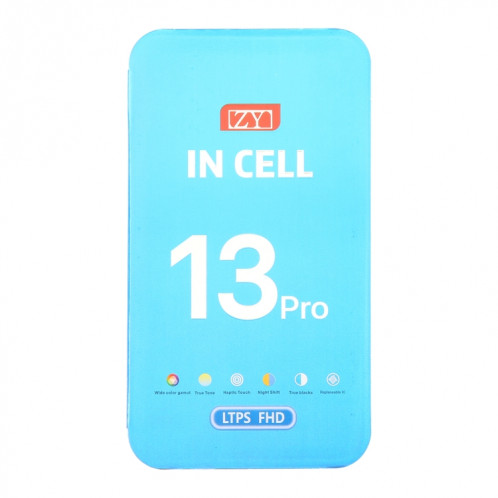 Pour iPhone 13 Pro ZY incell HD 1:1 écran LCD avec numériseur assemblage complet, retirer le circuit intégré, besoin d'une réparation professionnelle SH3804171-07