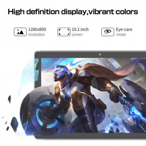 Tablette PC WiFi VASOUN M30A, 3 Go + 64 Go, 10,1 pouces, Android 13 RK3562 Quad Core CPU, version mondiale avec Google Play, prise américaine (bleu) SV201A1638-08
