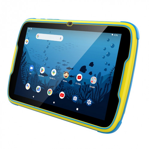 Tablette WiFi pour enfants UNIWA Boxchip Tab 8, 4 Go + 64 Go, 8 pouces Android 13 Allwinner A523 Octa Core CPU Prise en charge Google Play (Bleu) SU801A1238-010