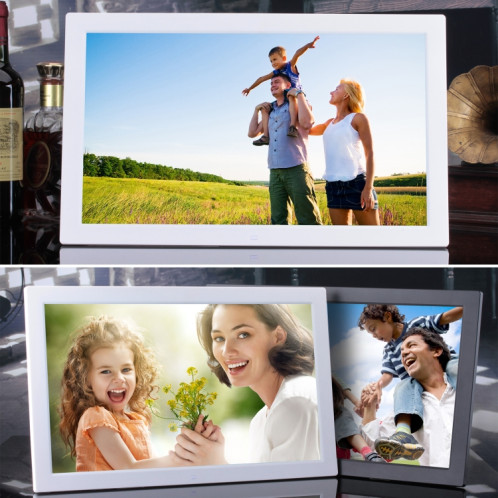 Cadre photo numérique avec écran IPS de 18,5 pouces, type de prise : (blanc) SH402B972-010