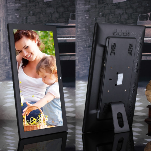 Cadre photo numérique à écran LED de 23,6 pouces, type de prise : (noir) SH602A1172-010
