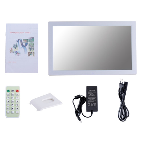Cadre photo numérique à écran LED de 23,6 pouces, type de prise : (blanc) SH602B684-010