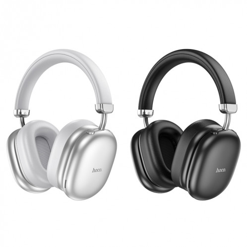 Casque de jeu Bluetooth à réduction active du bruit hoco W35 Max BT5.4 ANC (argent) SH001B1910-08