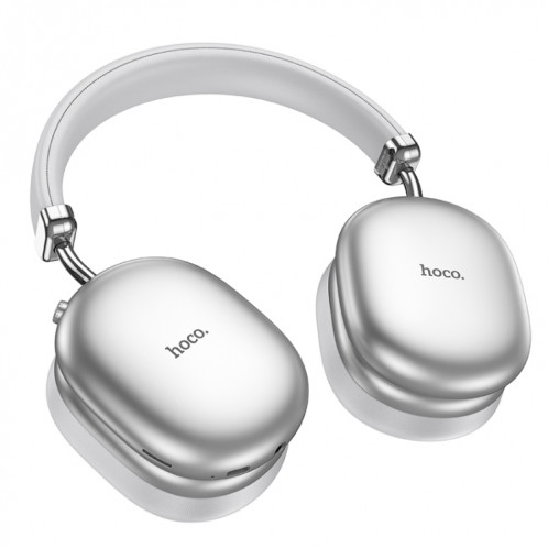 Casque de jeu Bluetooth à réduction active du bruit hoco W35 Max BT5.4 ANC (argent) SH001B1910-08