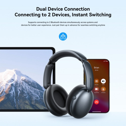 Casque d'écoute sans fil Bluetooth hybride JOYROOM JR-JH1 (noir) SJ201A828-013