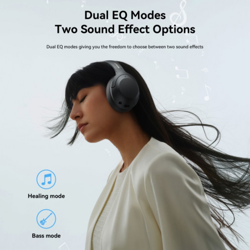 Casque sans fil Bluetooth JOYROOM JR-JH2 ANC (noir) SJ501A590-014
