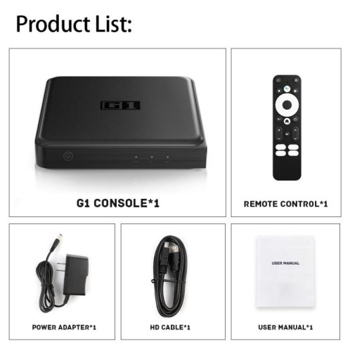 Décodeur Internet 4K HD avec processeur quad-core G1 Cortex-A55 Android 11 et télécommande, 4 Go + 32 Go () SH701A1200-012