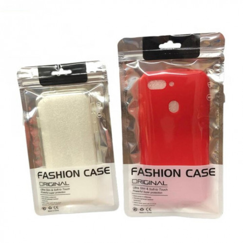 100 sac d'emballage de boîtier de téléphone PCS sac auto-scellant en aluminium plaqué argent, spécification: 12x21.5 cm (pour 5.5-6 pouces) SH1502611-05