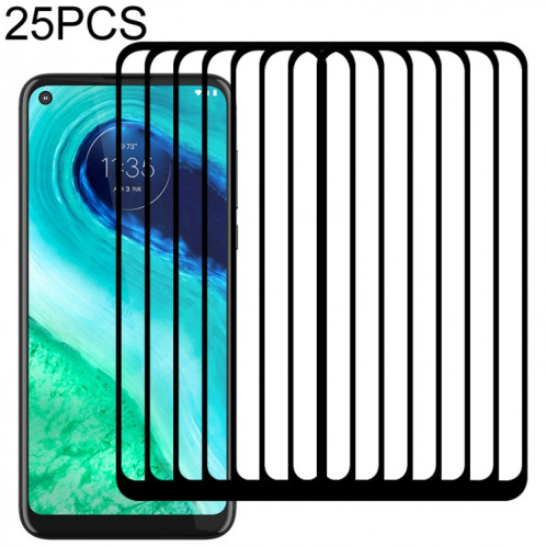 Pour Motorola Moto G Fast 25 PCS Full Glue Film en verre trempé plein écran SH2201790-08