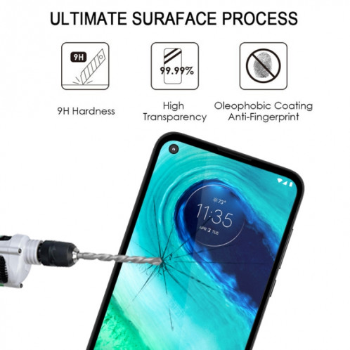 Pour Motorola Moto G Fast 25 PCS Full Glue Film en verre trempé plein écran SH2201790-08