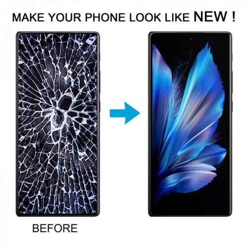 Pour vivo X Fold3 Pro Écran LCD secondaire d'origine avec numériseur Assemblage complet SH9801930-07