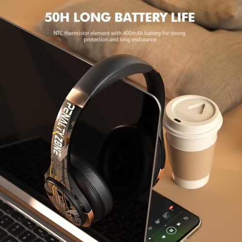 Casque sans fil Bluetooth A6 ANC Gaming Studio (noir) SH601A530-011