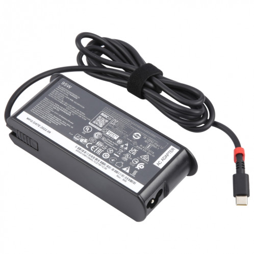 Adaptateur secteur pour ordinateur portable Lenovo 95 W 20 V 4,75 A USB Type-C, prise : SH0501214-08