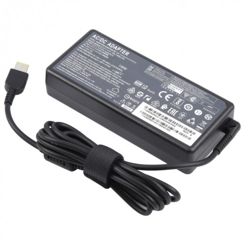 Adaptateur secteur pour ordinateur portable Lenovo 135 W 20 V 6,75 A avec prise USB, SH1601955-08