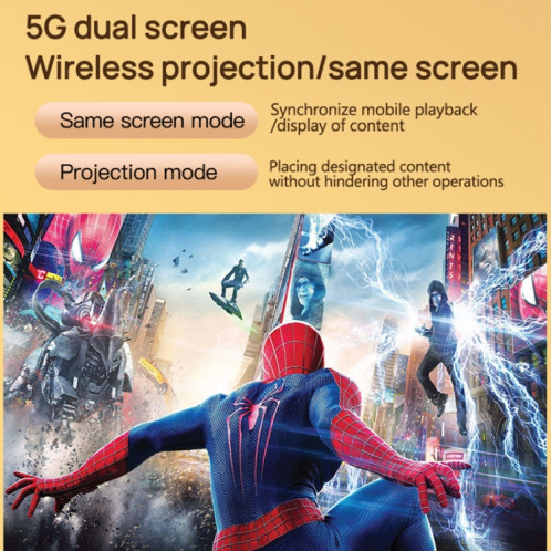 Projecteur sur pied PTZ pliable TZ-1 1080P 280ANSI HiSilicon 352 Android 9.0, prise américaine (gris) SH501A1684-012