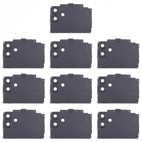 Pour Samsung Galaxy F04 SM-E045F 10 pièces Cache objectif de caméra arrière (noir) SH623A302-04