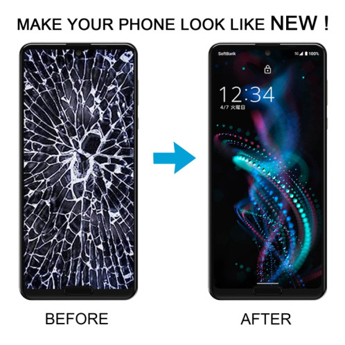 Pour Sharp Aquos R5G Écran LCD d'origine avec numériseur Assemblage complet SH19011543-07