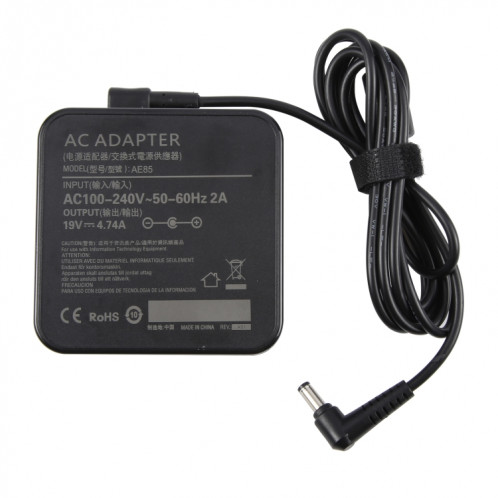 Adaptateur secteur pour ordinateur portable 19 V 4,74 A 90 W pour Asus 5,5 x 2,5, prise : SH17011876-08