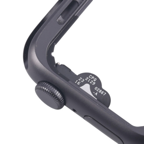 Pour Apple Watch Series 4 40MM GPS Cadre central en alliage d'aluminium avec câble flexible Crown Spin Axis (gris) SH304A1010-06