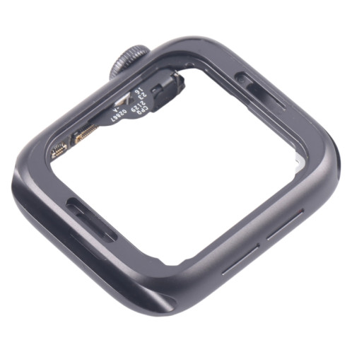Pour Apple Watch Series 4 44MM GPS Cadre central en alliage d'aluminium avec câble flexible Crown Spin Axis (gris) SH310A601-06