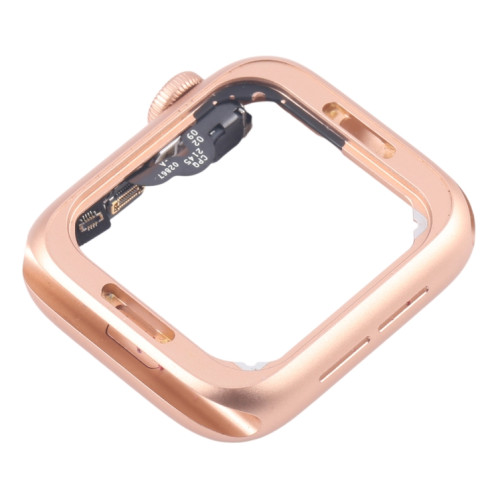 Pour Apple Watch Series 5 44MM GPS Cadre central en alliage d'aluminium avec câble flexible Crown Spin Axis (or) SH311B862-06