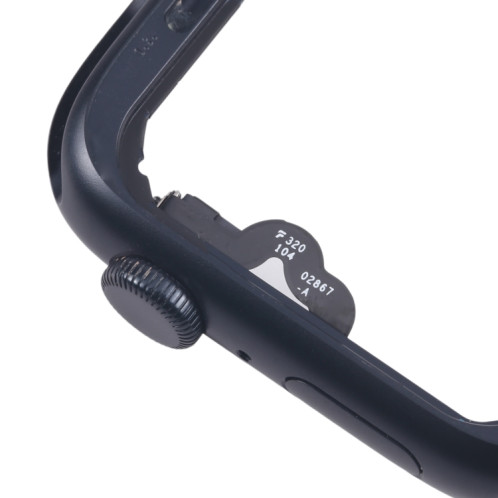 Pour Apple Watch SE 2022 44MM LTE Plaque de cadre central en alliage d'aluminium avec câble flexible Crown Spin Axis (minuit) SH803A411-06