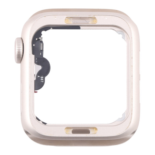 Pour Apple Watch SE 2022 44MM GPS Cadre central en alliage d'aluminium avec câble flexible Crown Spin Axis (Starlight) SH804B348-06