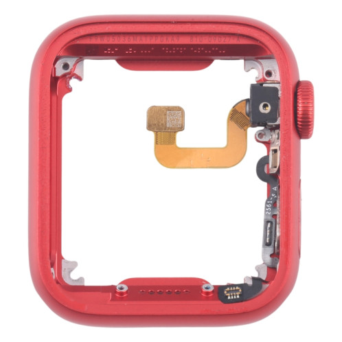 Pour Apple Watch Series 6 40MM LTE Plaque de cadre central en alliage d'aluminium avec câble flexible Crown Spin Axis (rouge) SH301D1382-06