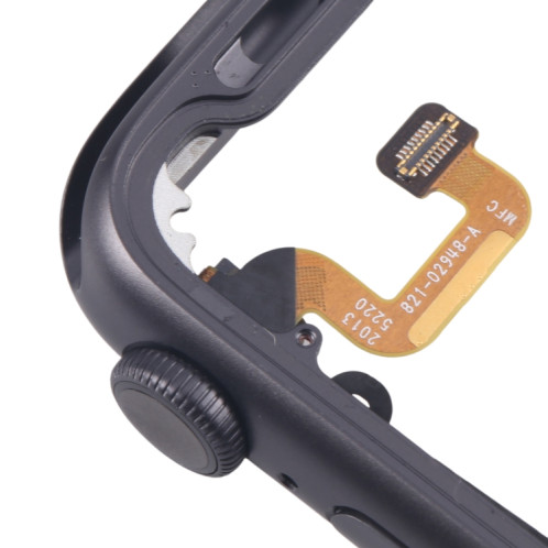 Pour Apple Watch Series 6 40MM GPS Cadre central en alliage d'aluminium avec câble flexible Crown Spin Axis (gris) SH303A1805-06