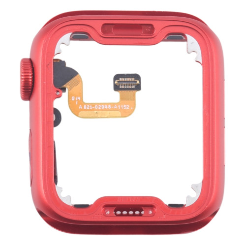 Pour Apple Watch Series 6 40MM GPS Cadre central en alliage d'aluminium avec câble flexible Crown Spin Axis (rouge) SH303D1790-06