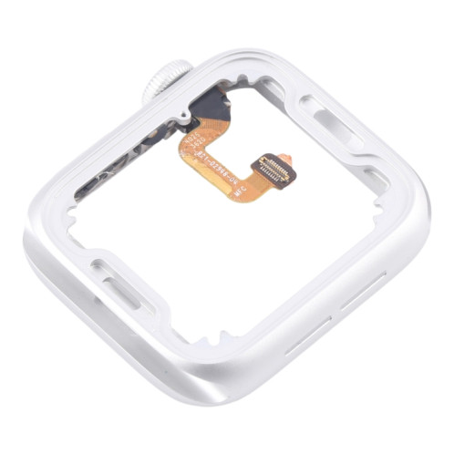 Pour Apple Watch Series 6 44MM GPS Cadre central en alliage d'aluminium avec câble flexible Crown Spin Axis (argent) SH304C445-06