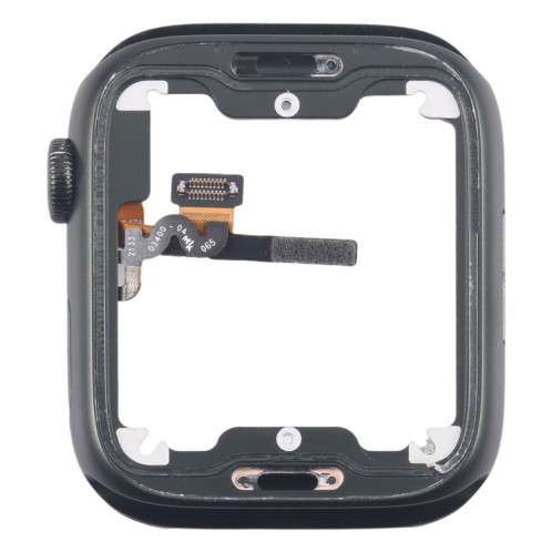 Pour Apple Watch Series 7 41MM GPS Cadre central en alliage d'aluminium avec câble flexible Crown Spin Axis (vert) SH403A443-06