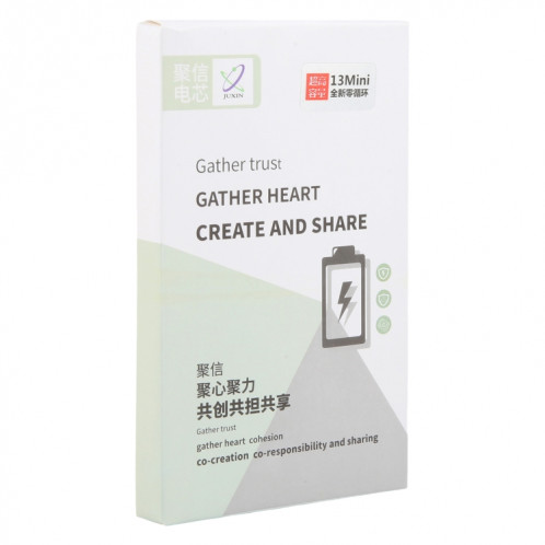 Batterie Li-ion à cycle zéro JUXIN 2580 mAh pour iPhone 13 mini SH061094-05