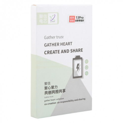 Batterie lithium-ion à cycle zéro JUXIN 3300 mAh pour iPhone 13 Pro SH06121072-05