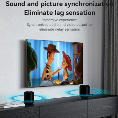 Câble d'extension HDMI HD 4K 30 Hz Yesido HM16, longueur : 1,8 m (noir) SY101A426-011